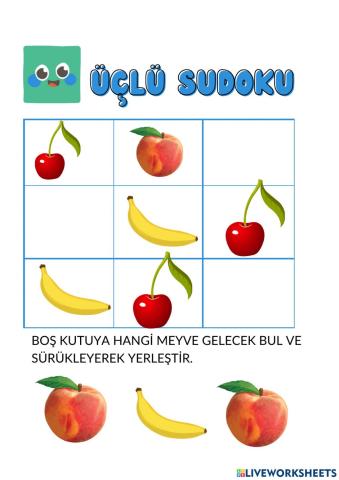 Meyvelerke sudoku 2