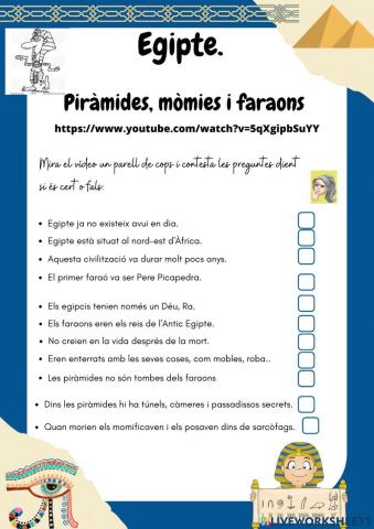 Egipte. Piràmides, mòmies i faraons