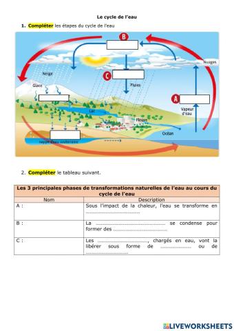 Cycle de l'eau