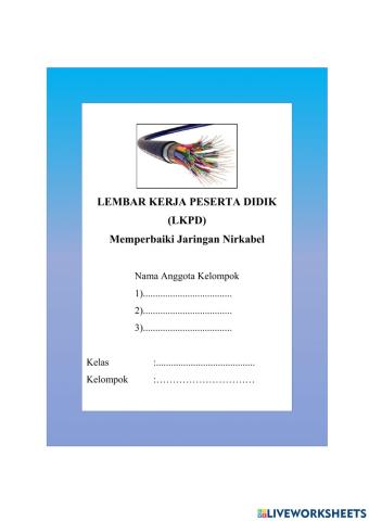 LKPD Dasar Jaringan Fiber Optic