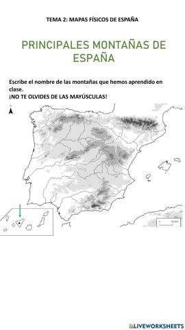 Montañas de España