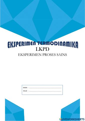 Eksperimen Termodinamika