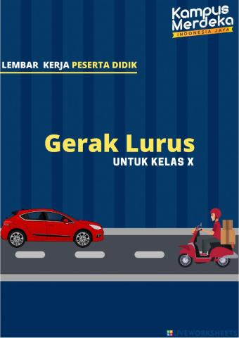 E-LKPD Gerak Lurus