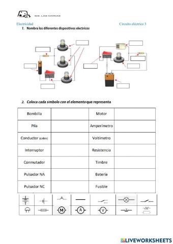 Electricidad Circuito eléctrico 3