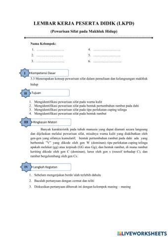 Pewarisan Sifat