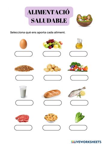 Alimentacio saludable