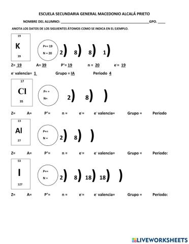 CONFIGURACIÓN ELECTRONICA