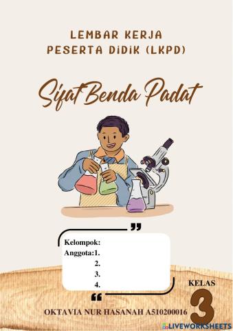 Lkpd wujud benda padat