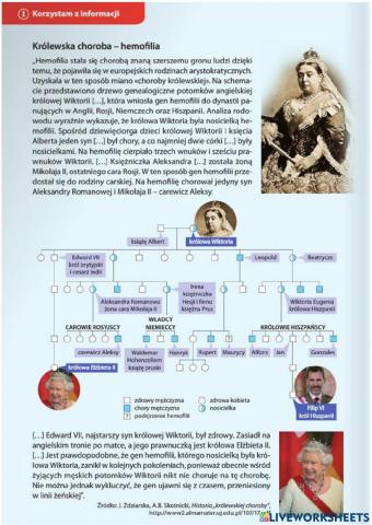 Dziedziczenie płci u człowieka - zadania