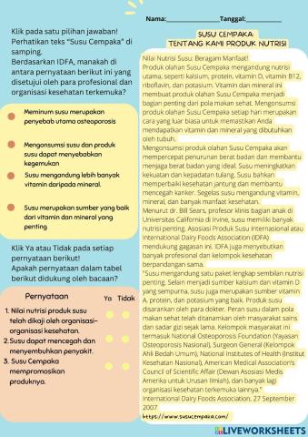 Soal literasi