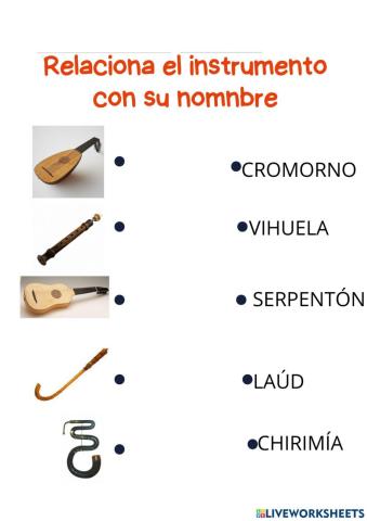 Instrumentos del Renacimiento