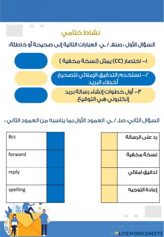 نشاط ختامي ٢-٢