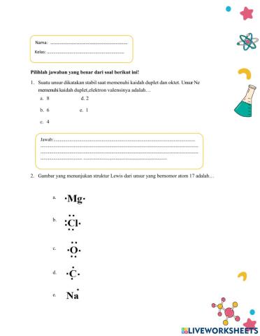 Soal ikatan kimia