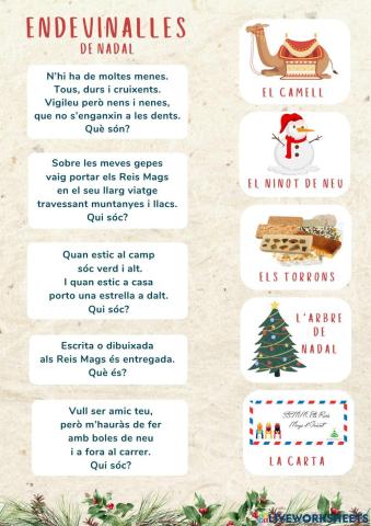 Endevinalles de Nadal