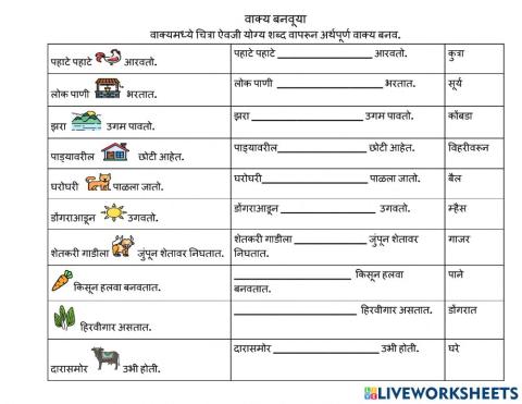 Sentence formation