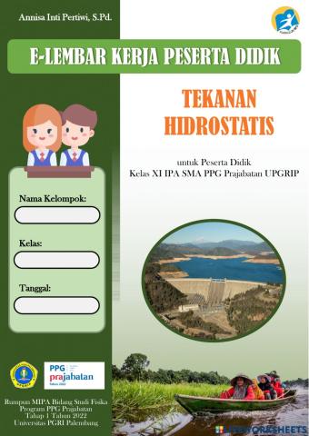 E-LKPD Tekanan Hidrostatis