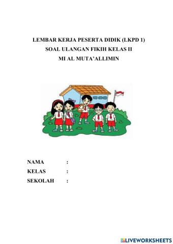 Soal fikih kelas 2