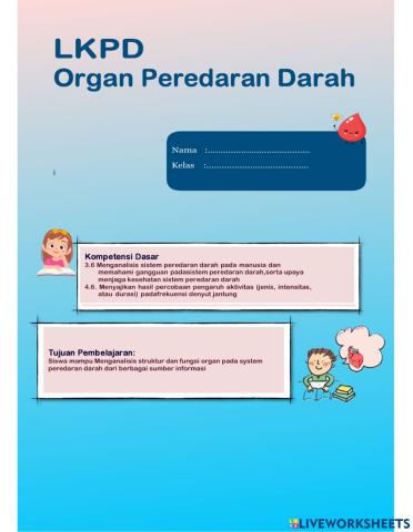 LKPD Organ Sistem Peredaran Darah