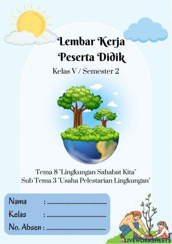 LKPD Kelas 5 Tema 8 Subtema 3