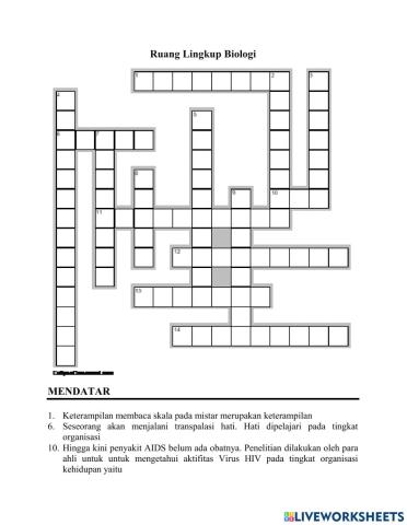 Puzzle biologi