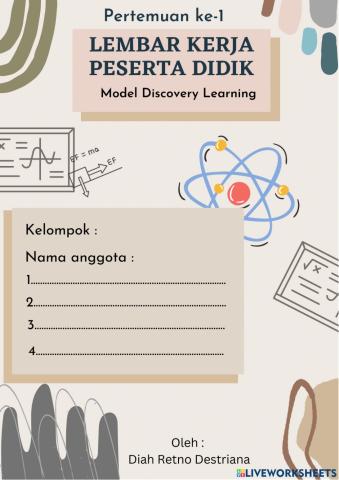 Worksheet LKPD Hukum Newton Pertemuan 1