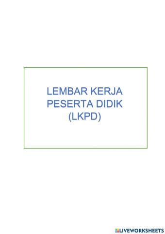 LKPD Bahaya Minuman Keras, judi dan pertengkaran