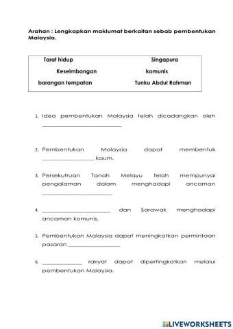 Sejarah tahun 6