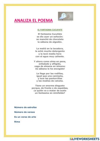 Analiza poemas