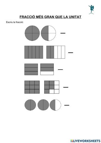 Fracció més gran que la unitat