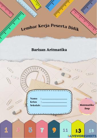 LKPD Barisan Aritmatika