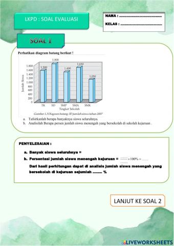 Soal evaluasi aksi 1