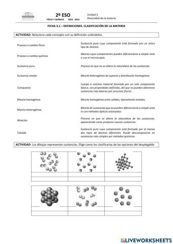 Diversidad de la materia 1