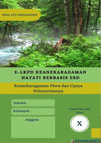 E-lkpd keanekaragaman hayati flora 1