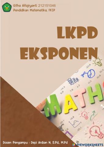 LKPD Eksponen