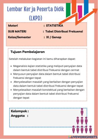 LKPD Penyajian Data Tabel Distribusi Frekuensi