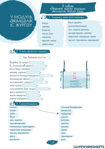 V Модуль. 3-сабақ. Әрекет жасау туралы әкімшілік талап қою