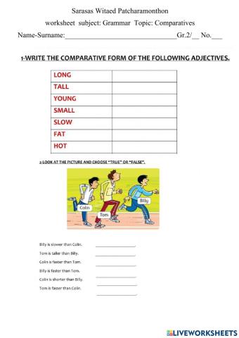 Comparatives