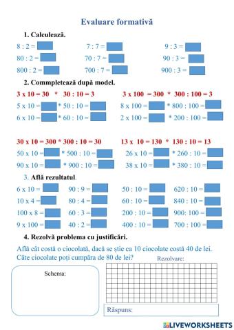 Impartirea exacta