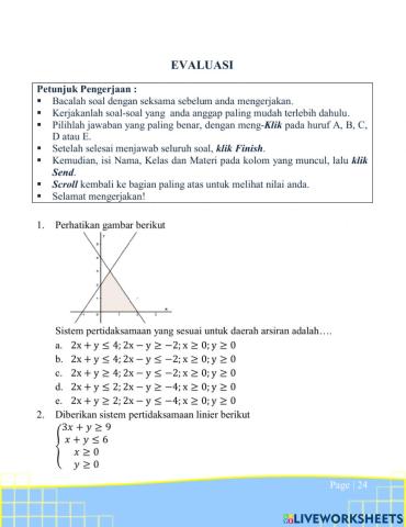 Soal Evaluasi