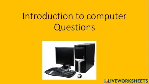 Introduction to computer