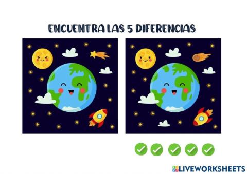 Diferencias espacio