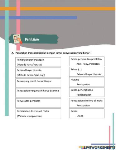 Jurnal Penyesuaian Perusahaan Jasa