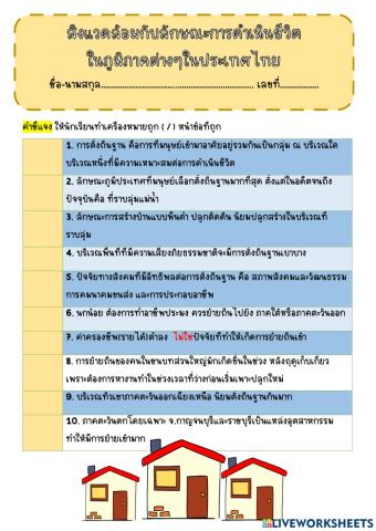 สิ่งแวดล้อมกับการตั้งถิ่นฐานและการย้ายถิ่น