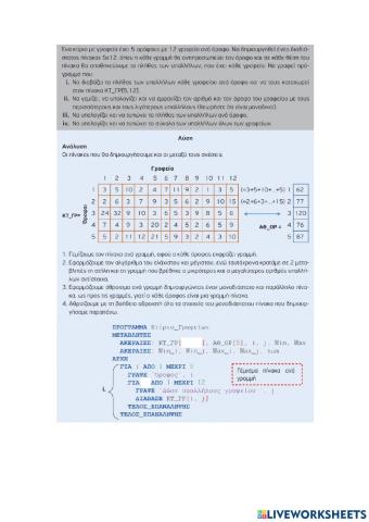 Άσκηση με υπαλλήλους σε ορόφους γραφείους