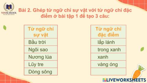 Luyện từ và câu - Bài 2 - Tuần 22