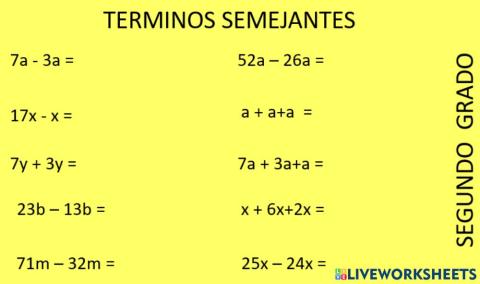 Términos semejantes