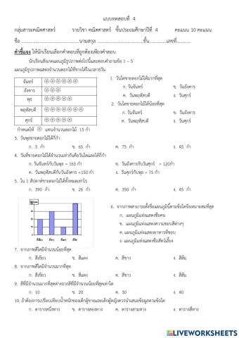 แบบทดสอบที่ 4