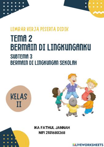 LKPD Bahasa Indonesia Tema 2 Subtema 3