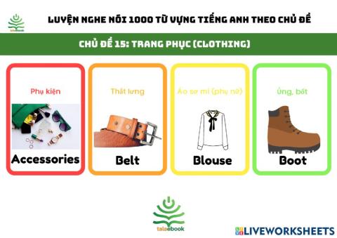 Tự luyện nghe nói 1000 từ vựng tiếng Anh thông dụng