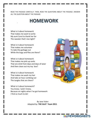 G.l.a.t grade 3 comprehension